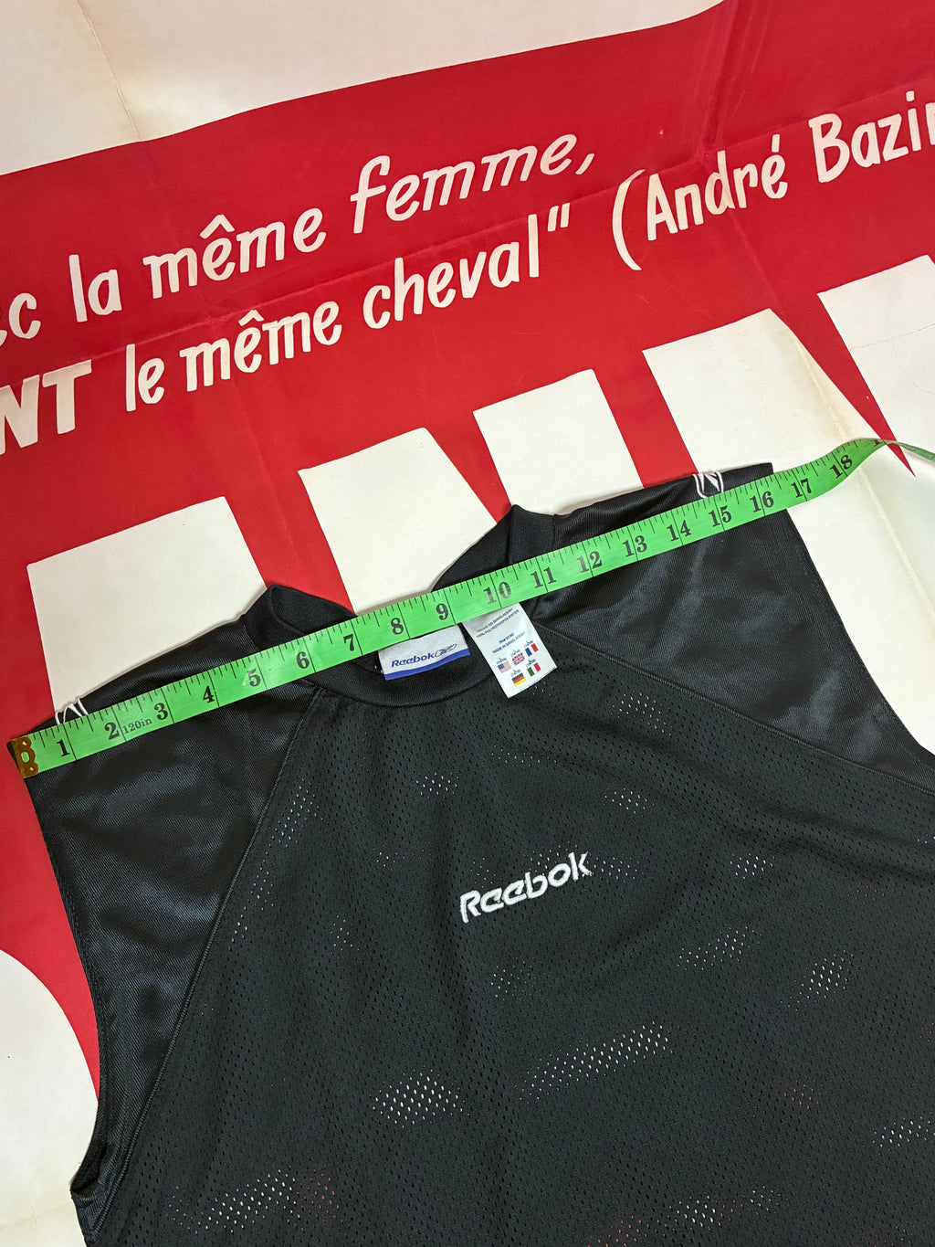 Reebok Mesh Sleeveless Gym Top