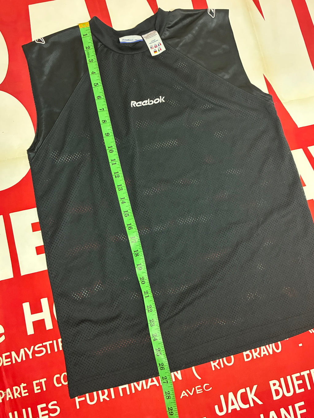 Reebok Mesh Sleeveless Gym Top