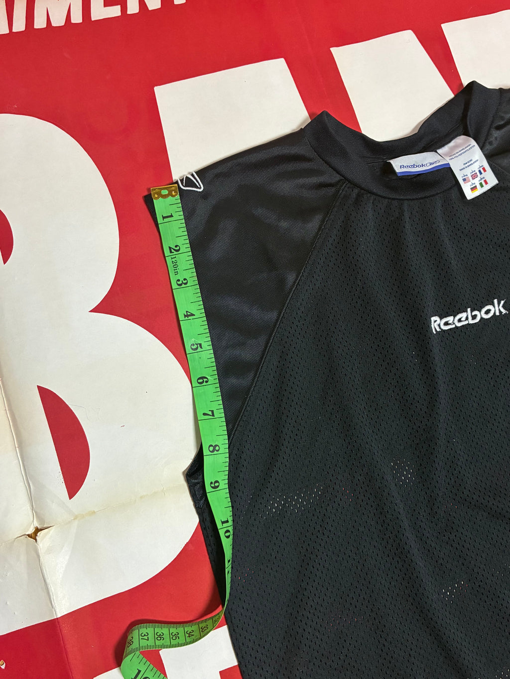 Reebok Mesh Sleeveless Gym Top