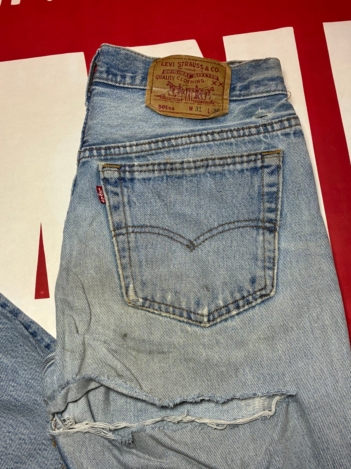 Levi's 501 USA October 1991 28.5x31