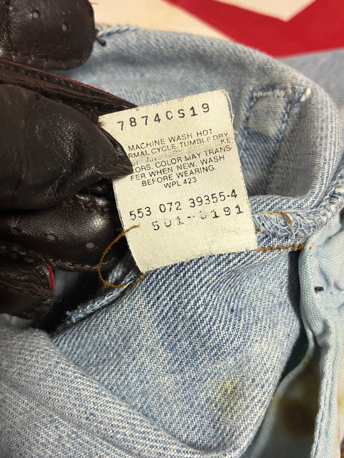 Levi's 501 USA July 1992 28.5x30.5