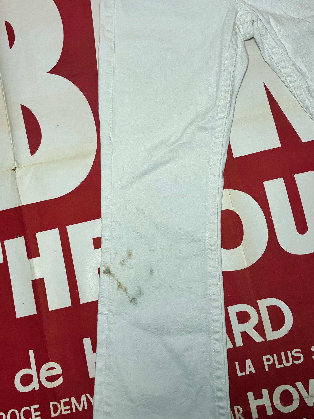 True Religion Becky Flare White Jeans 27x33.5