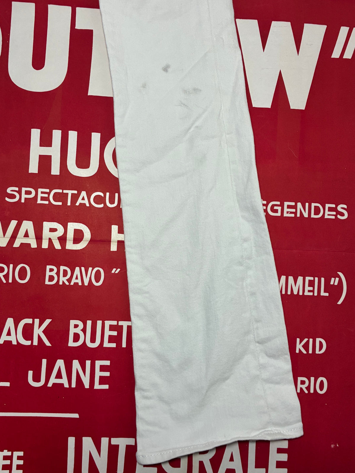 True Religion Becky Flare White Jeans 27x33.5