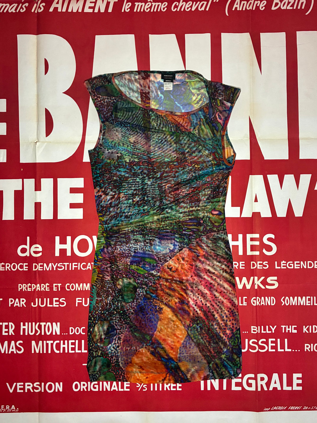 Miss Sixty Sheer Sleeveless Dress