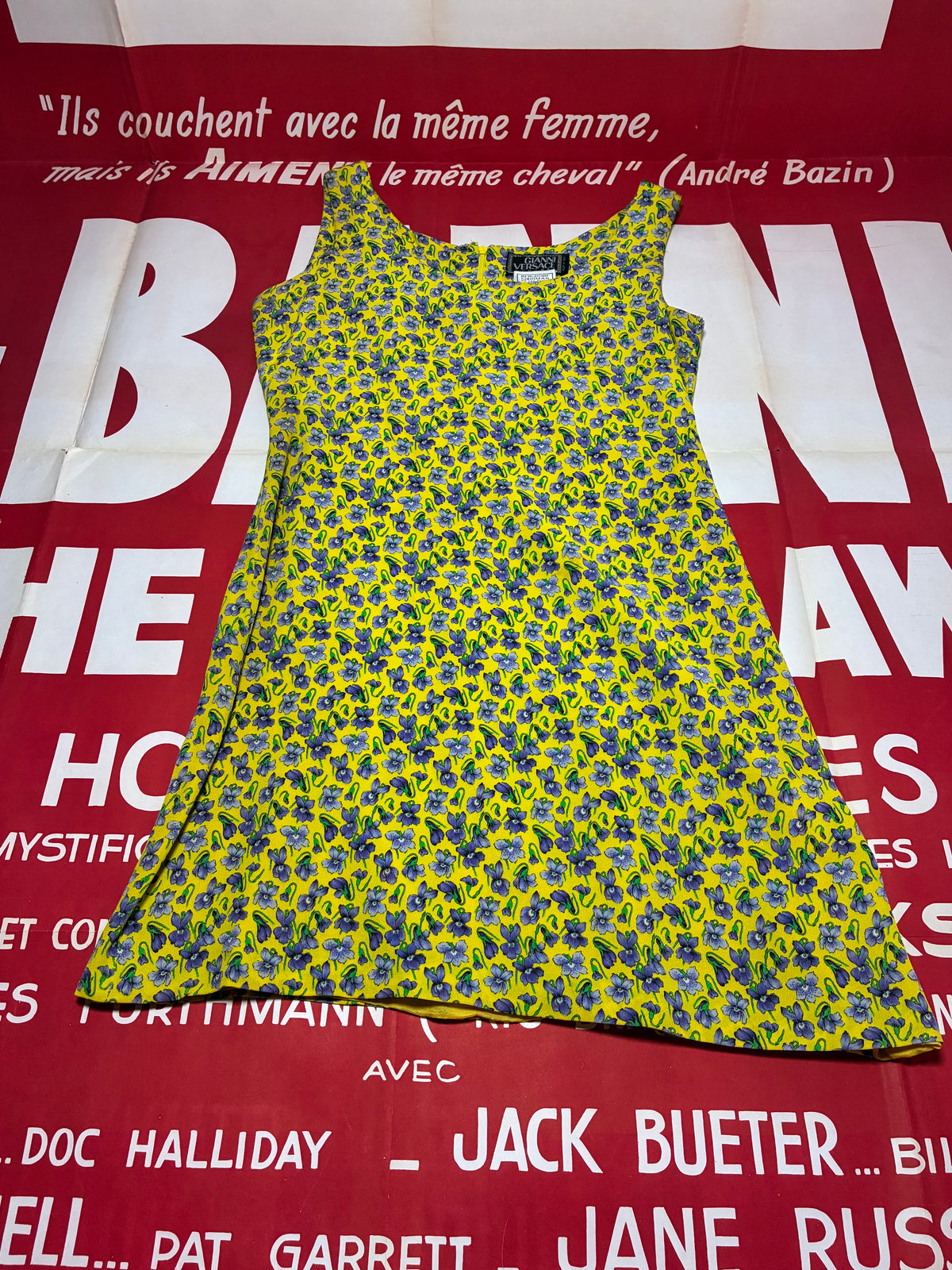 Gianni Versace 90s Flower Dress