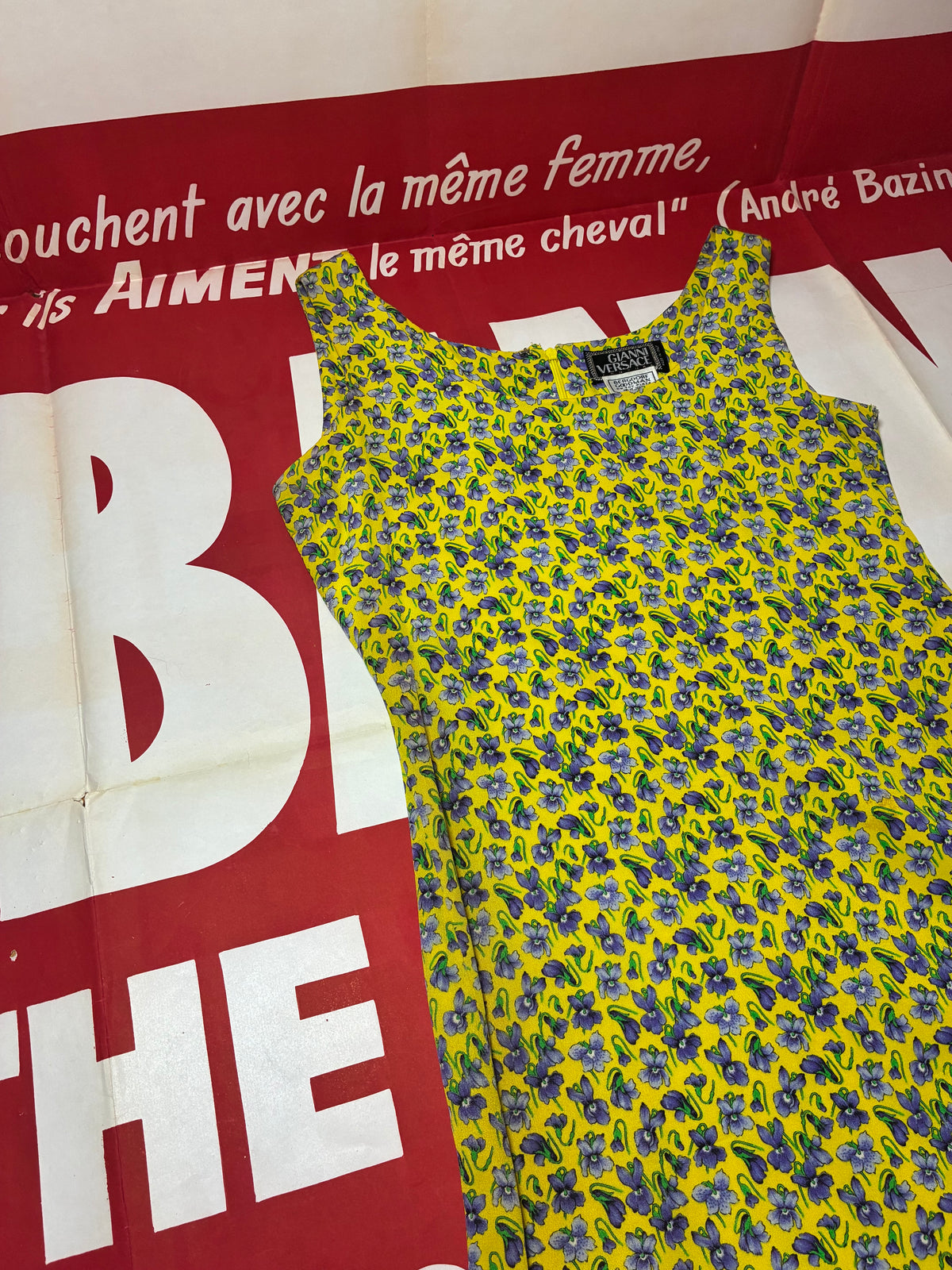 Gianni Versace 90s Flower Dress