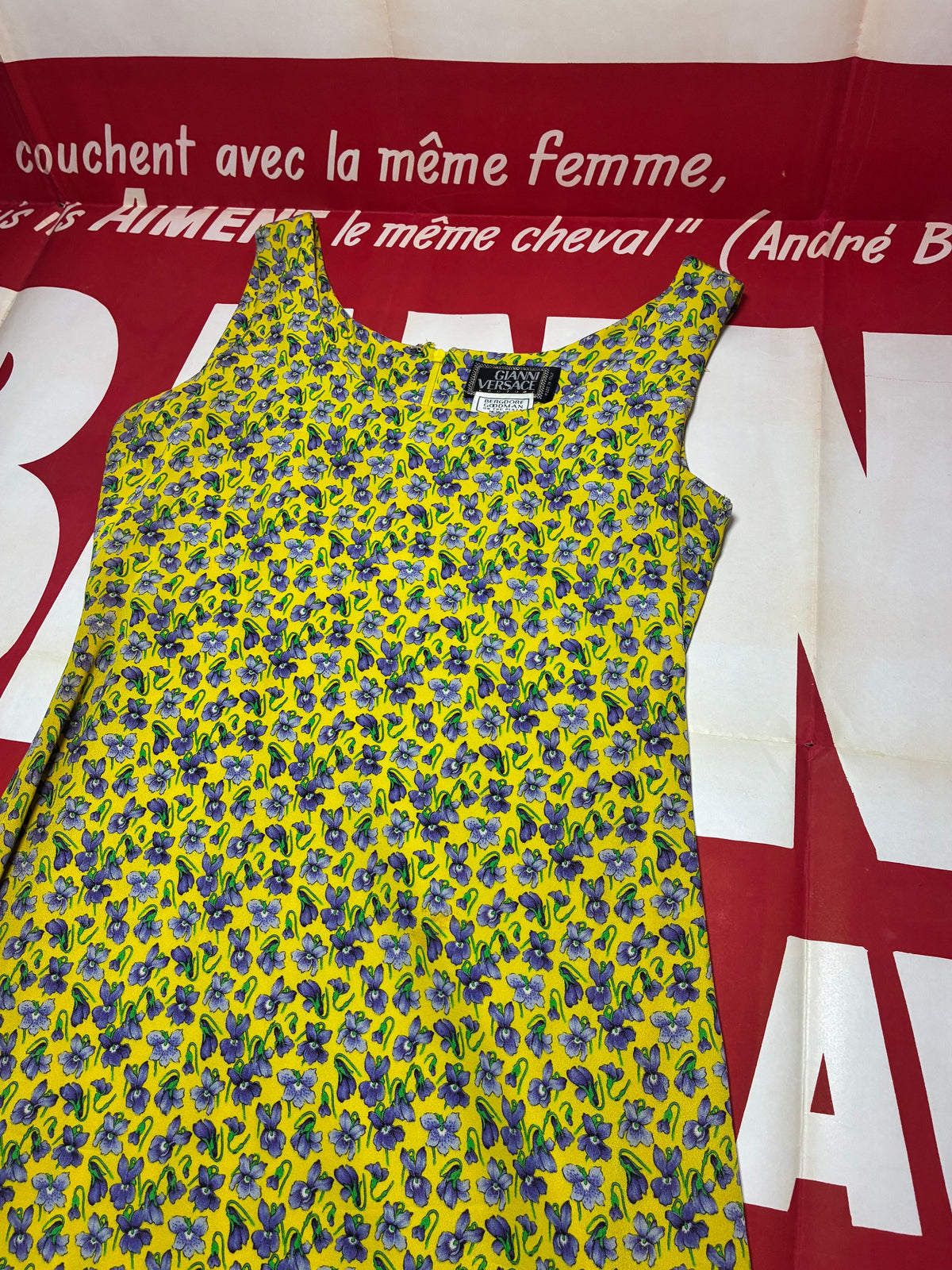 Gianni Versace 90s Flower Dress