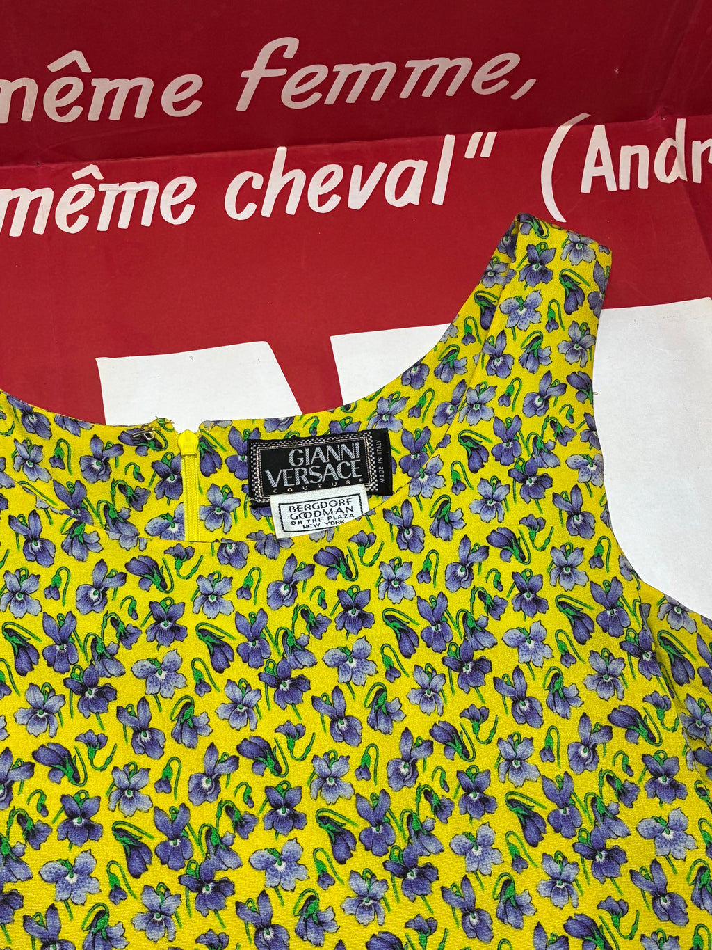 Gianni Versace 90s Flower Dress