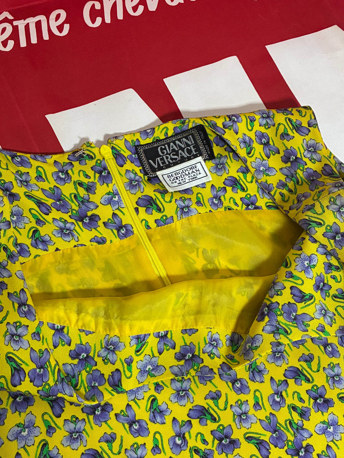 Gianni Versace 90s Flower Dress