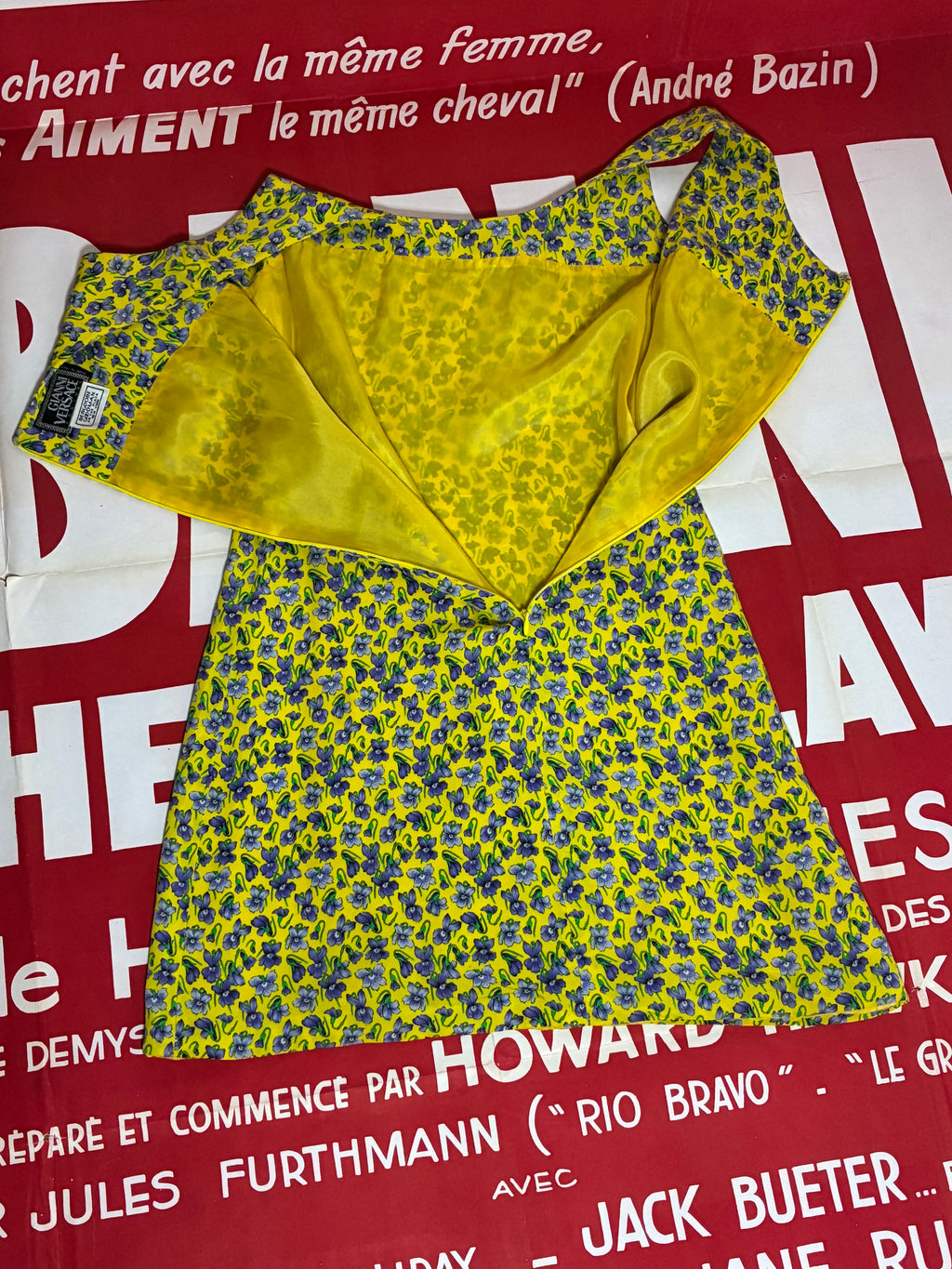 Gianni Versace 90s Flower Dress