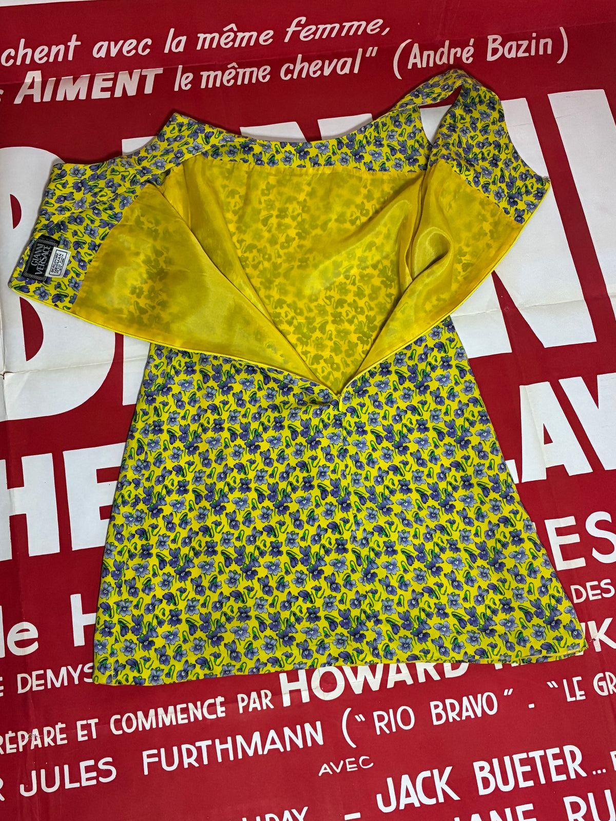 Gianni Versace 90s Flower Dress