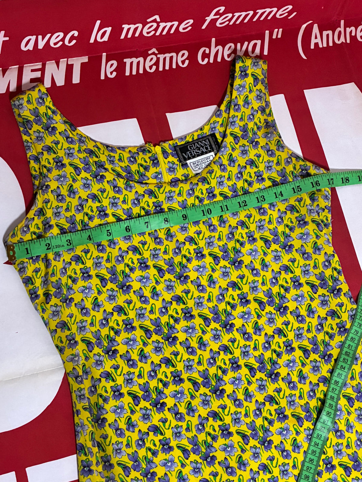 Gianni Versace 90s Flower Dress