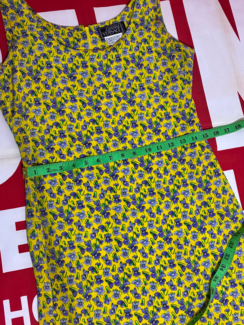 Gianni Versace 90s Flower Dress