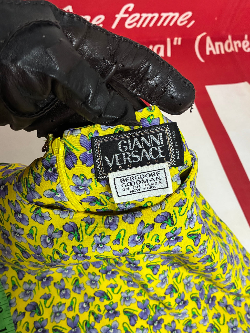 Gianni Versace 90s Flower Dress