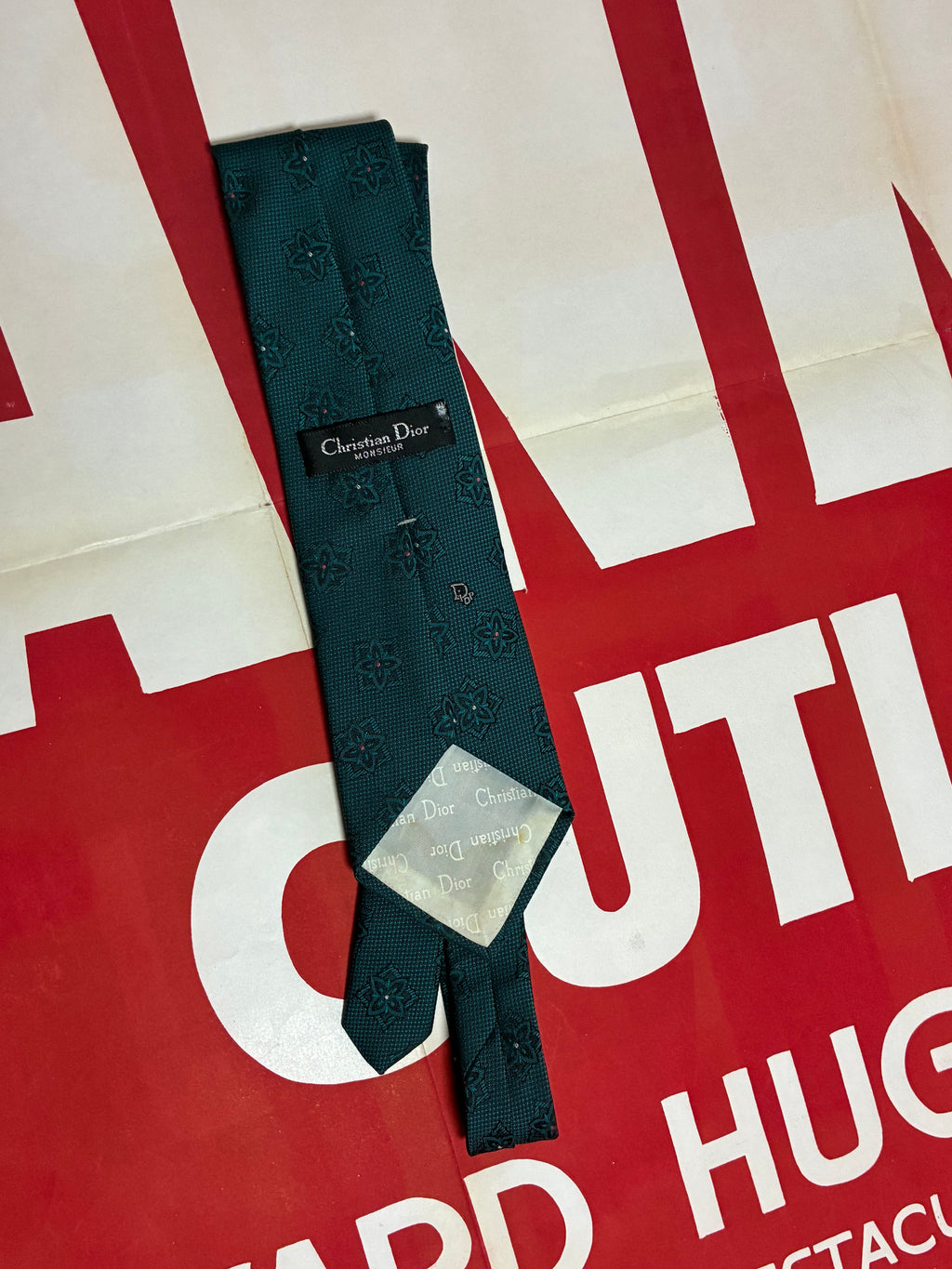 Green Christian Dior Tie